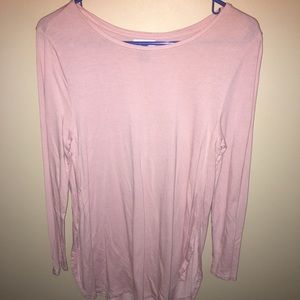 CUTE SLIT LONG SLEEVE T-SHORT